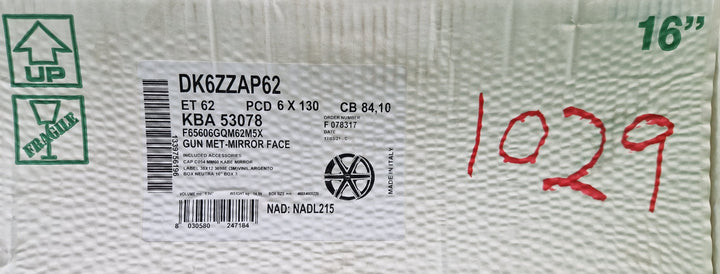 Stålfelg MB 16*6,5"