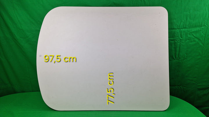 Bordplate hvit/ brun