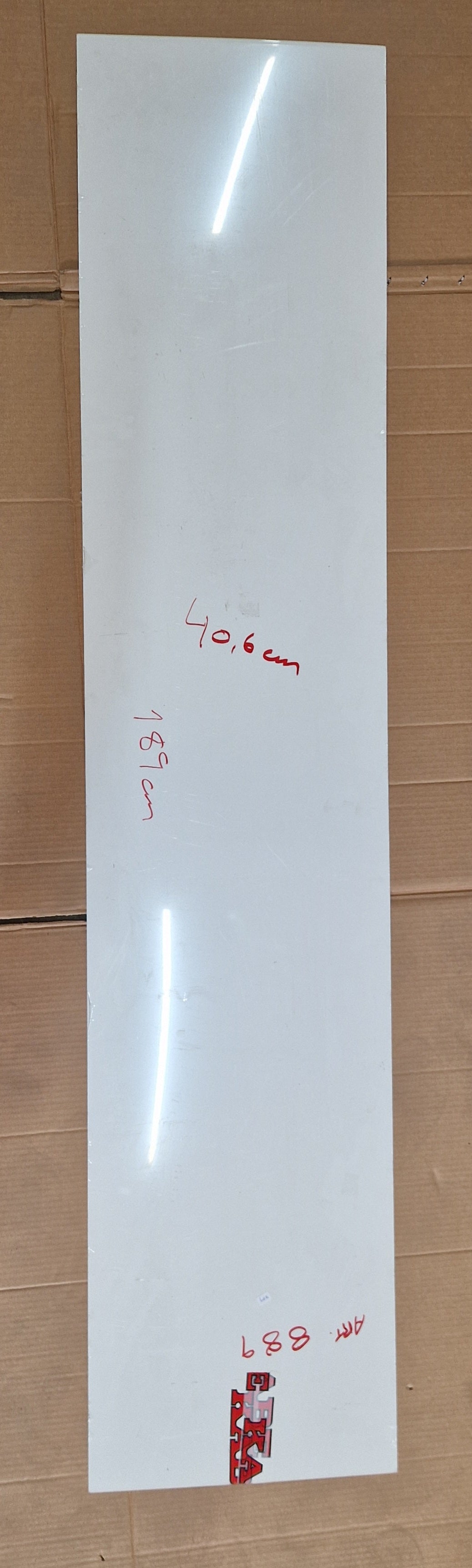 Kabe dusjvegg mål: 189 X 40,5
