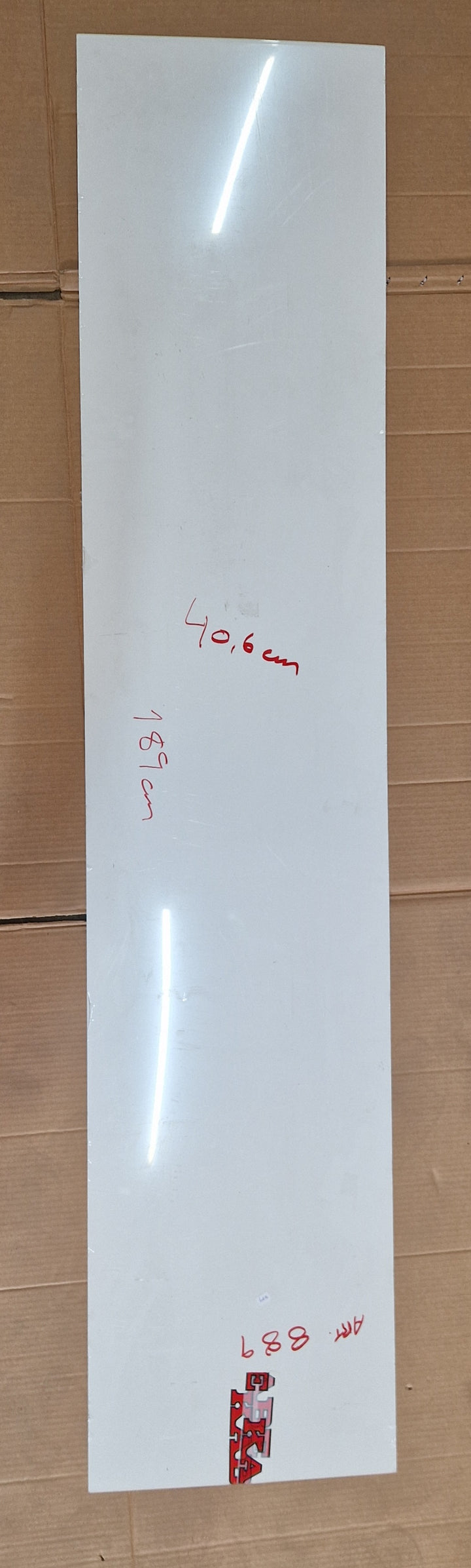 Kabe dusjvegg mål: 189 X 40,5