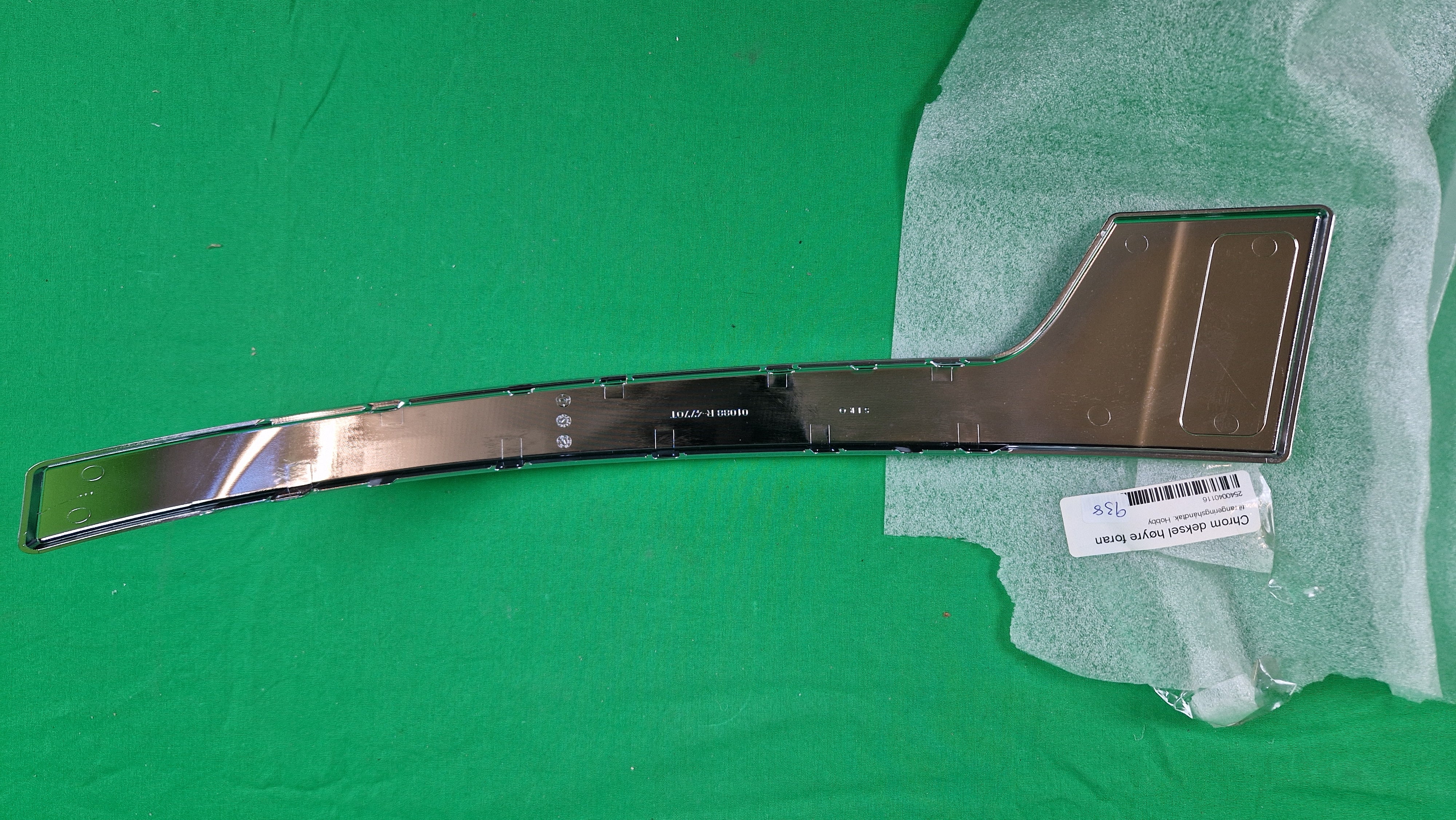 Hobby Deksel foran, Chrom,
