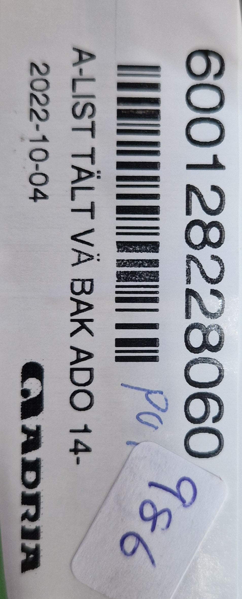 Adria A-list ADO 14-