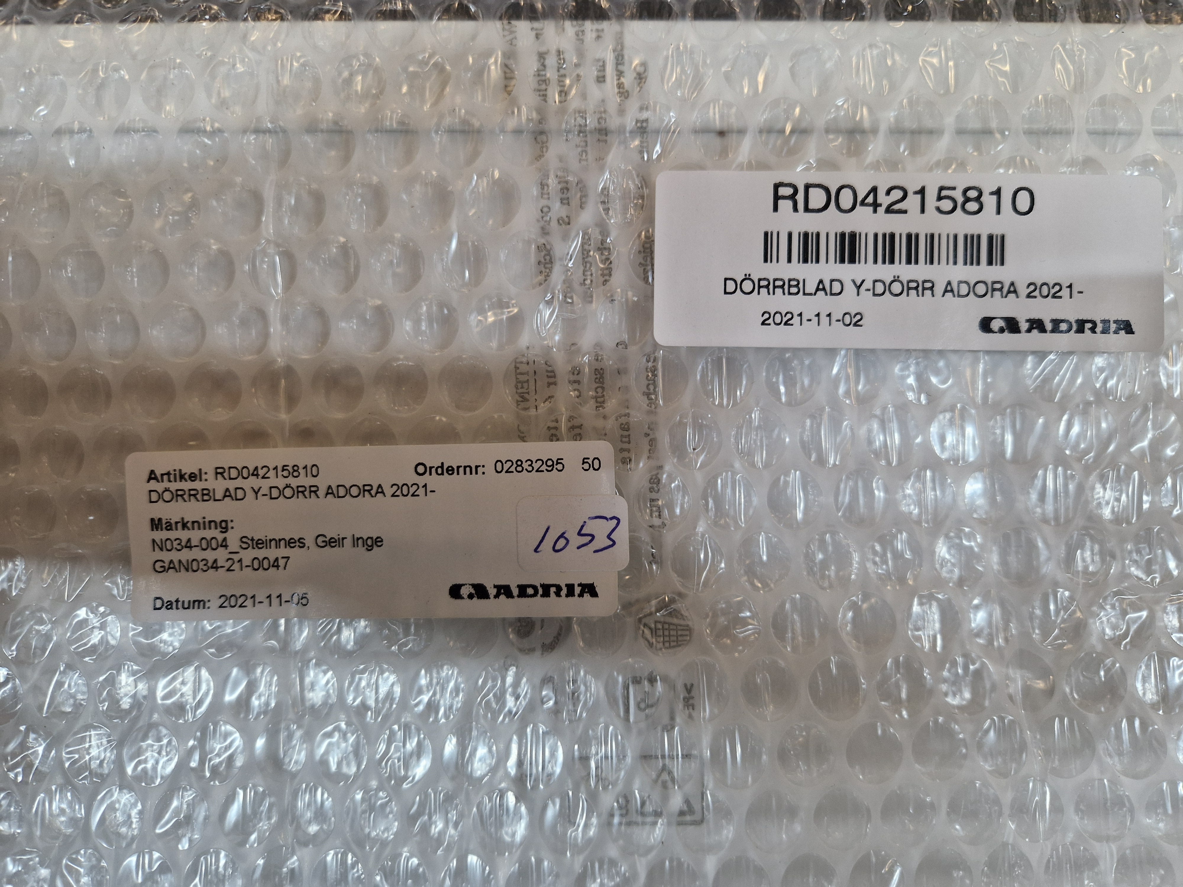 Adria Adora dørblad