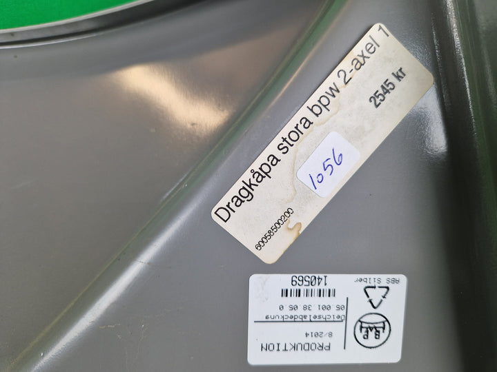 Dragdeksel 2 akslet vogn