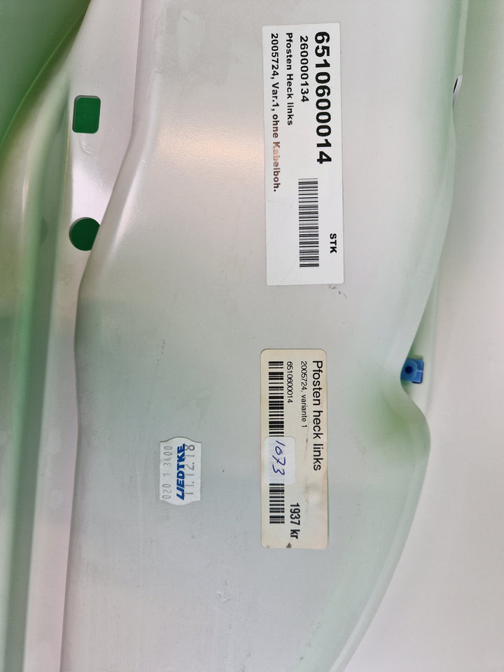 Baklys deksel Hobby 2015-1018 venstre side